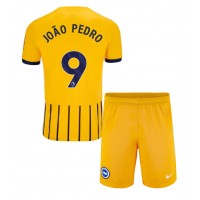 Maglia Calcio Brighton Joao Pedro #9 Seconda Divisa Bambino 2024-25 Manica Corta (+ pantaloncini)